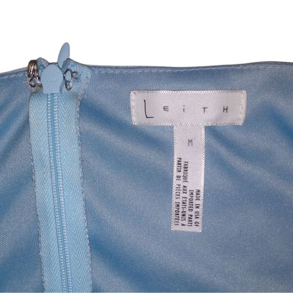 Leith Baby Blue Spaghetti Strap Sternum Peek-A-Boo Dress 💙 - Picture 4 of 6